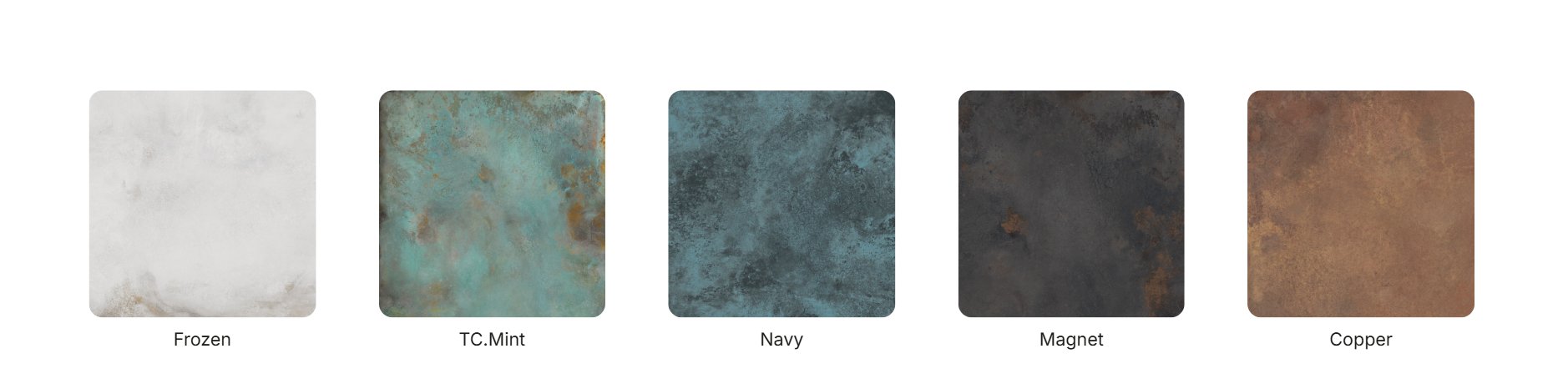 Caesar Colors and Finishes