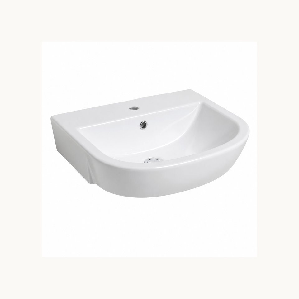 Semi-Recessed Basin