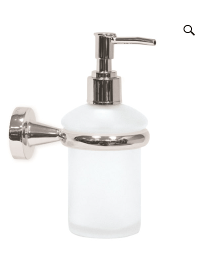 Elegant liquid soap holder